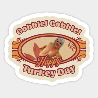 Funny Thanksgiving Design with Paula Deen! Sticker